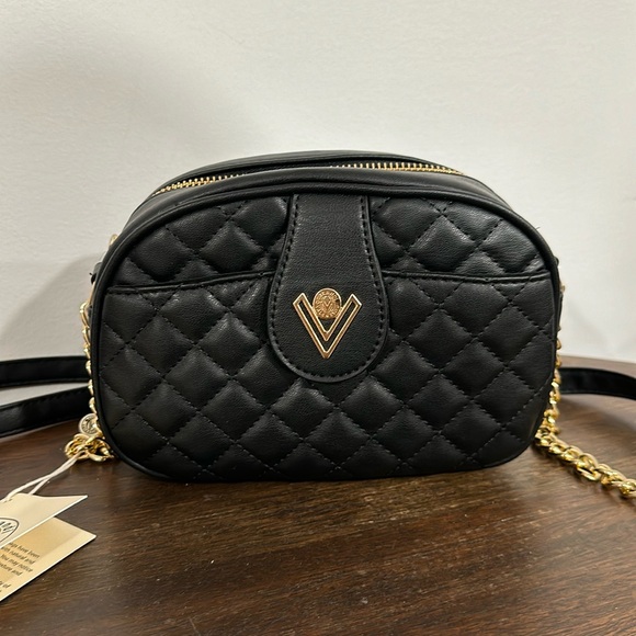 Valentino Orlandi Handbags - Valentino Orlandi NWT quilted black crossbody